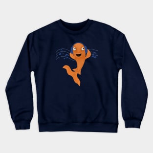 Music Loving Goldfish Crewneck Sweatshirt
